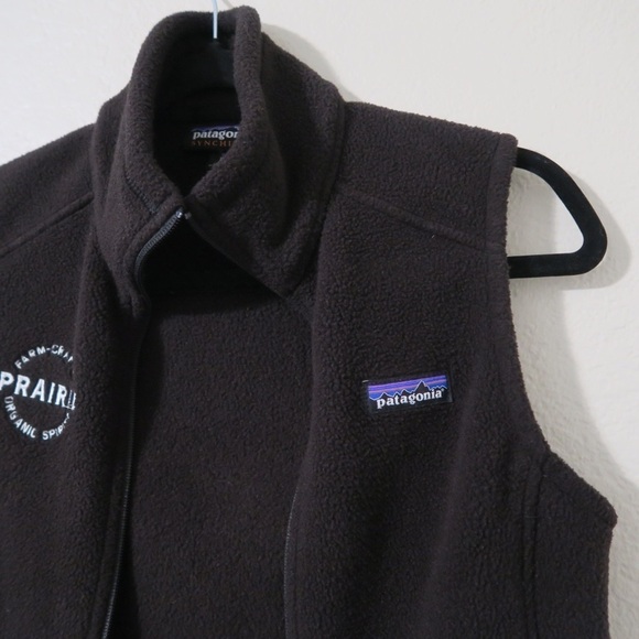 Patagonia‎ Synchilla Fleece Black Vest Zip Up Outdoor Athletic Camping XS - Picture 2 of 10